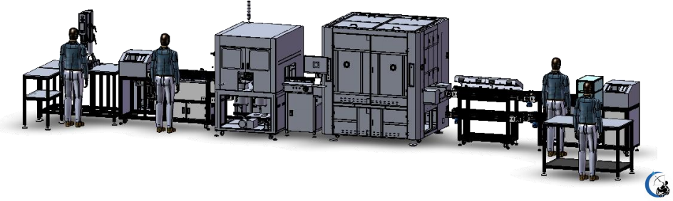 Photovoltaic industry-optimizer automatic assembly line